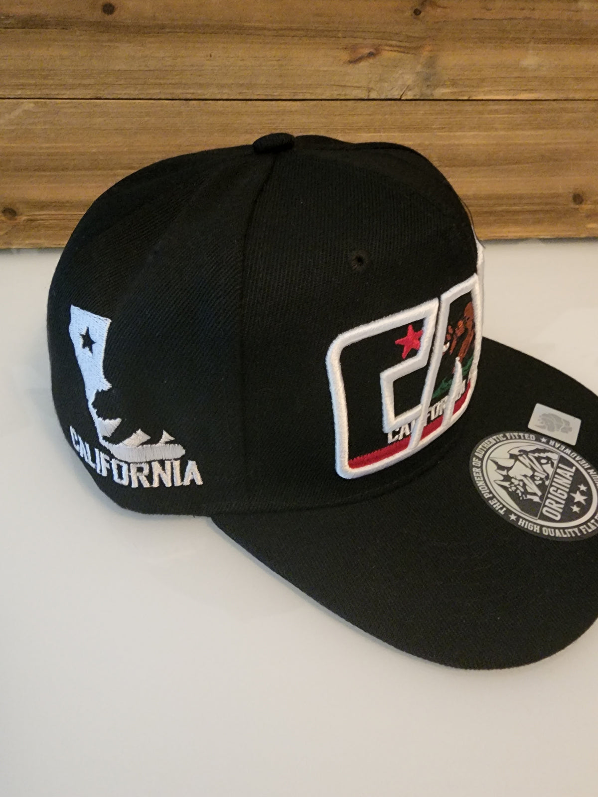 Flat Bill Trucker Hat "CALI"