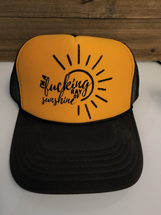 Trucker Hat "I'm a Fucking Ray of Sunshine"